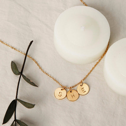 Personalized Initial Necklace Custom Pendant Jewelry Gift for Grandma Gift New Mom Gift Unique Handmade Jewelry Gift for Mom