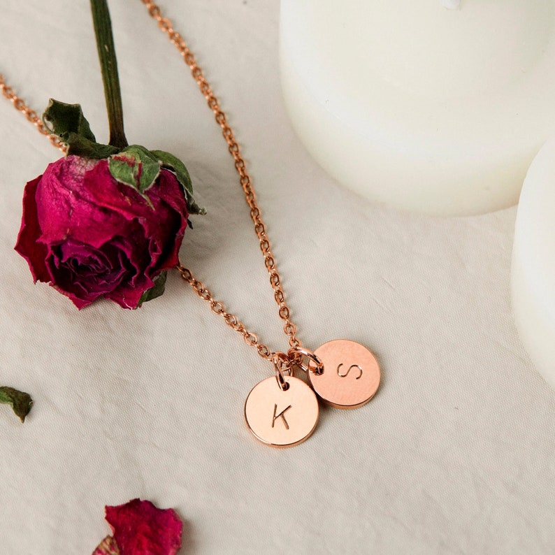 Personalized Initial Necklace Custom Pendant Jewelry Gift for Grandma Gift New Mom Gift Unique Handmade Jewelry Gift for Mom