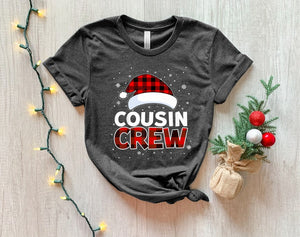 Cousin Crew Hats Christmas Shirts, Christmas Pajamas, Cousin Crew Christmas shirts, Christmas Shirts, Christmas Pajama Tops, Cousin Crew