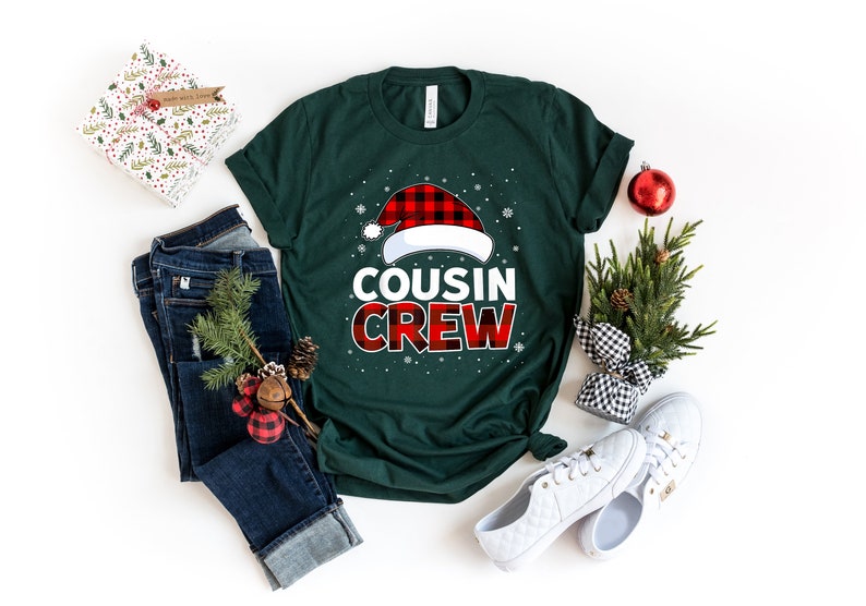 Cousin Crew Hats Christmas Shirts, Christmas Pajamas, Cousin Crew Christmas shirts, Christmas Shirts, Christmas Pajama Tops, Cousin Crew