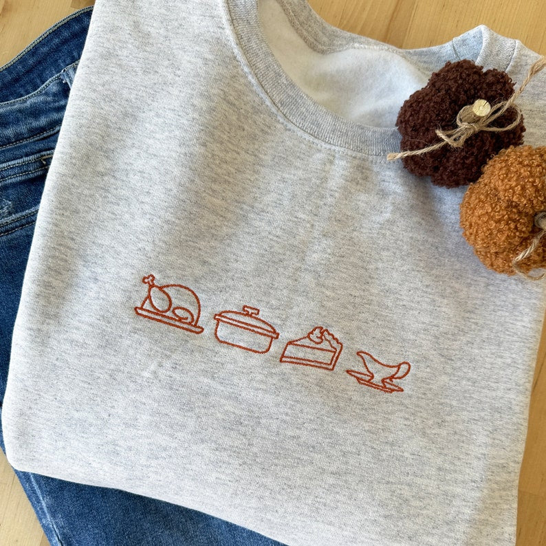 ON SALE!! Thanksgiving Icon Crewneck Gemma Sweatshirt | Thanksgiving Sweatshirt | Thanksgiving Shirt | Fall Sweatshirt | Fall Shirt il_794xN.5539702803_f2zc.jpg