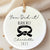 Custom black belt ornament, personalized Karate gift for black belt achievement keepsake, Martial arts Christmas ornament, belt ranking gift