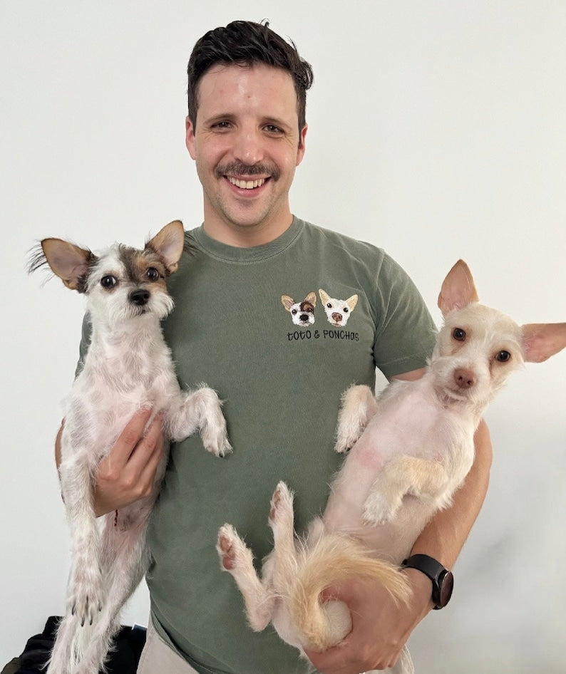 Custom Embroidered Pet Crewneck Sweatshirt, Custom Dog Shirt, Custom Cat Sweatshirt il_794xN.5550407892_7ant.jpg
