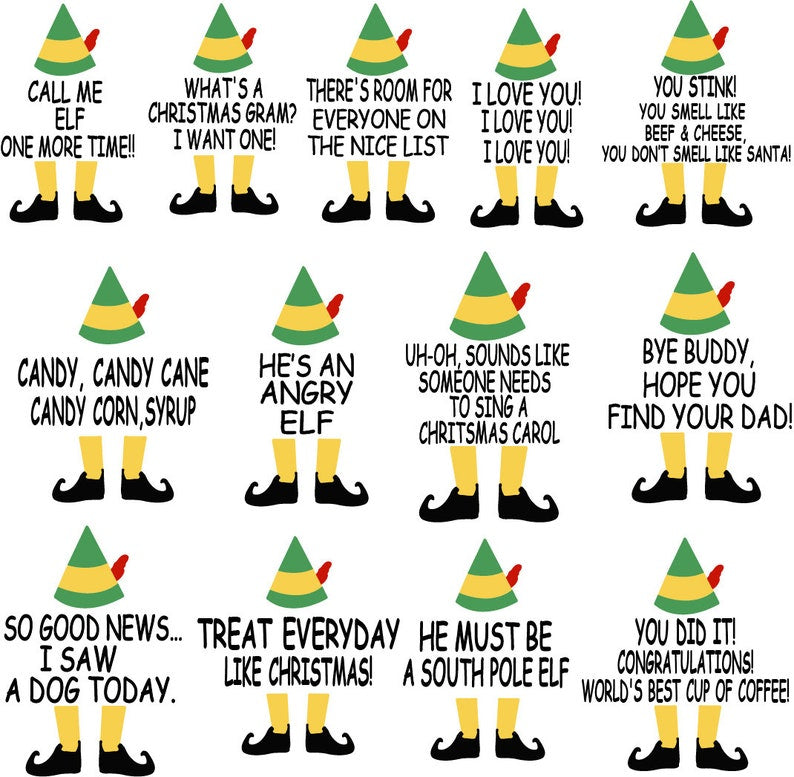 Family Group Christmas Elf Shirts, Buddy the Elf Shirts, Elf Movie Quote, Christmas Pajamas, Cotton Headed, Christmas gift Shirts, Xmas Pjs