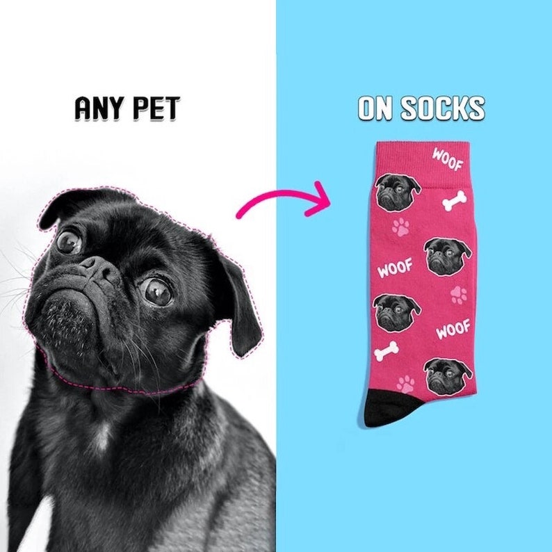 Personalized Custom Socks - Unique Gift Idea. Custom Face socks , Custom Pet Socks , Picture Socks Gift for Him, Her , Christmas gift idea