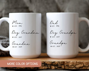 Promoted From Dog Grandparents To Human Grandparents, Pregnancy Announcement, New Grandpa and Grandma Gift, Baby Announcement