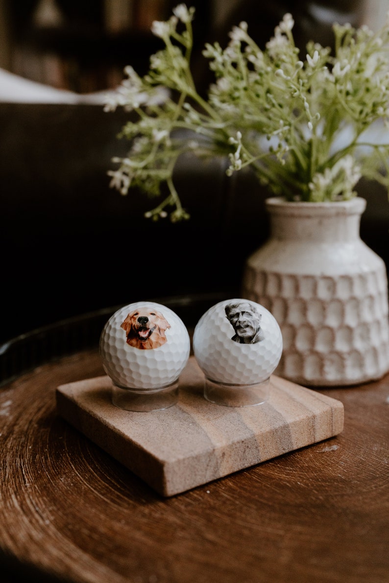 Custom Golf Balls, Personalized Golf Gift, Photo Face Golf Lover Ball Gift