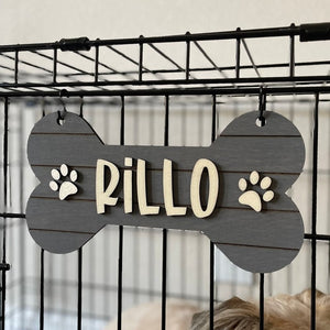 Personalized Wood Crate Sign /Personalized Pet Gift / Custom Pet Name Decor / Custom Kennel Sign / Handmade Dog Bone Sign / Custom Dog Gift il_794xN.5570982850_bi3k.jpg