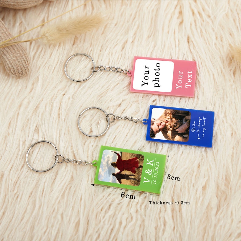 Upload Photo Keychain Gifts,Personalised Photo Keyring,Custom Message Keychain,Any Photo and Any Text Keychain,Accessory for Birthday il_794xN.5575393138_ago9.jpg
