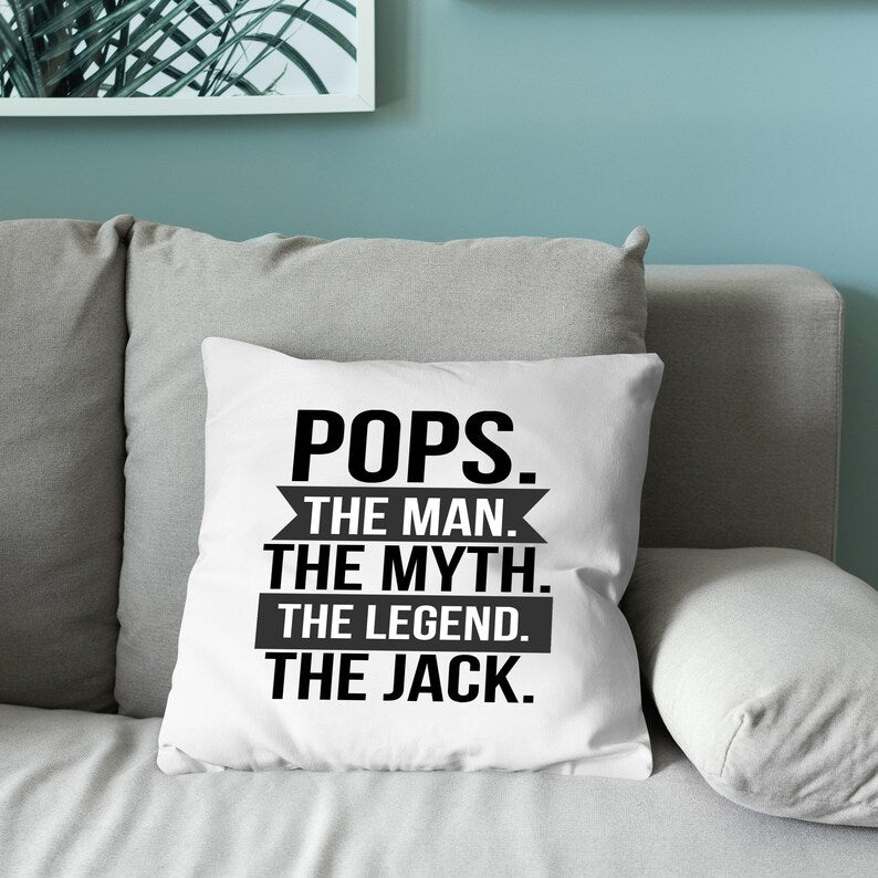 Dads Chair Pillow, Custom Throw Pillow, Funny Dad Pillow, Funny Husband Pillow, Funny Dad Gift, Dad Pillow Case, Personalize Dad Pillow