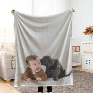 Customizable Photo Blanket, Photo Collage Gifts for him or her, Family & Friends Custom Gifts, Special Memory Keepsake for Wedding, Birthday