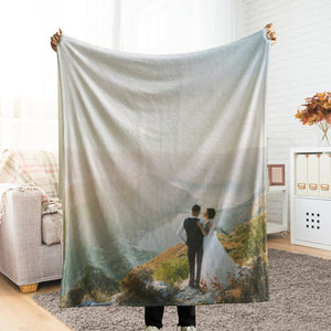 Customizable Photo Blanket, Photo Collage Gifts for him or her, Family & Friends Custom Gifts, Special Memory Keepsake for Wedding, Birthday