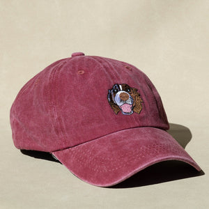 Custom Embroidered Dog Hat, Personalized Baseball Cap Using Your Dog Photo