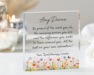 Be Proud of the Work You Do, Leaving Gift, Thank You Gift, New Job Gift, Coworker Gift, Employee Gift, Christmas, Secret Santa,Acrylic Block il_794xN.5596020841_t2ls.jpg