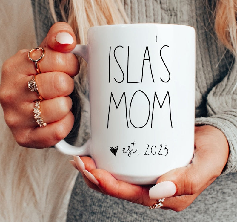 Mama Mug, New Mom Gift Ideas, Mothers Gifts, First Time Momma Presents, New Parent Gift, Mommy Coffee Mugs, Cute Cup for 1st Mother