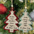 Christmas Name Ornament Tree Laser Cut, Christmas Ornament, Christmas Tree Family, 3-8 Family Members