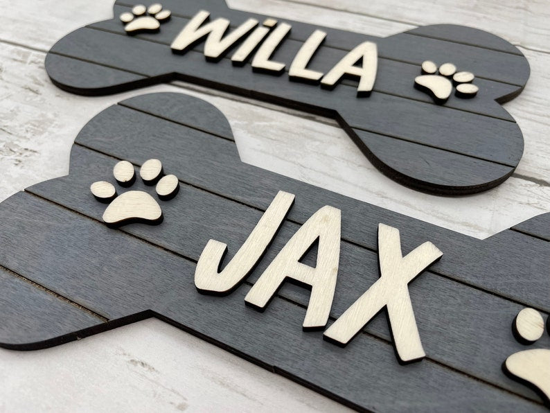 Personalized Wood Crate Sign /Personalized Pet Gift / Custom Pet Name Decor / Custom Kennel Sign / Handmade Dog Bone Sign / Custom Dog Gift il_794xN.5605135267_p0kl.jpg