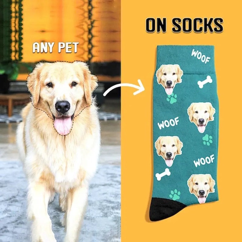 Personalized Custom Socks - Unique Gift Idea. Custom Face socks , Custom Pet Socks , Picture Socks Gift for Him, Her , Christmas gift idea