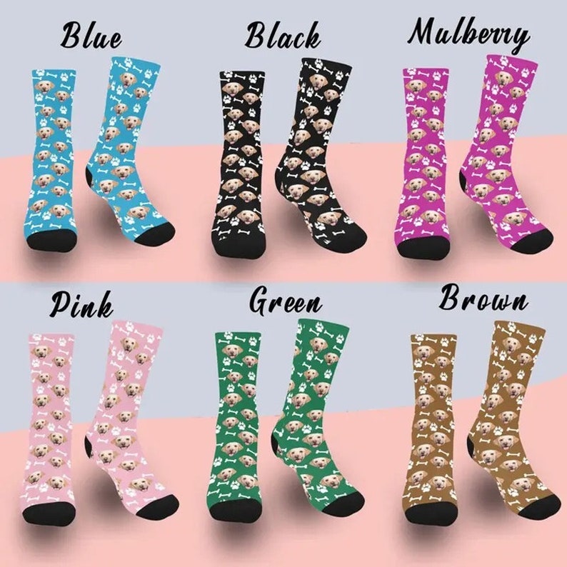 Personalized Custom Socks - Unique Gift Idea. Custom Face socks , Custom Pet Socks , Picture Socks Gift for Him, Her , Christmas gift idea