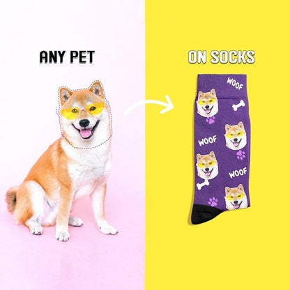 Personalized Custom Socks - Unique Gift Idea. Custom Face socks , Custom Pet Socks , Picture Socks Gift for Him, Her , Christmas gift idea