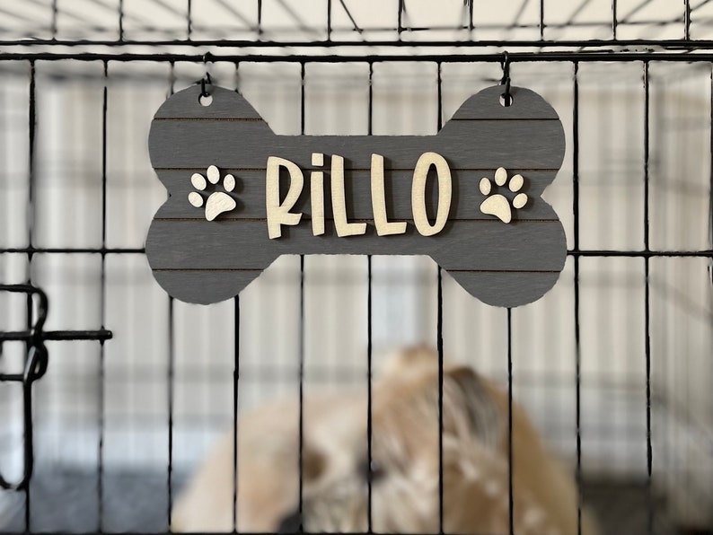 Personalized Wood Crate Sign /Personalized Pet Gift / Custom Pet Name Decor / Custom Kennel Sign / Handmade Dog Bone Sign / Custom Dog Gift il_794xN.5619085525_t9yq.jpg