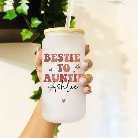 Best Friend to Auntie Pregnancy Announcement, Auntie to be Gift, Promoted to Auntie Gift, Pregnancy Announcement Best Friend New Aunt Gift