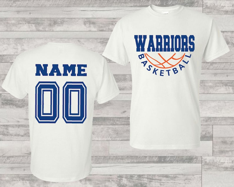 Personalized Basketball Team Shirt: Custom Name & Number