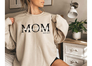 Mom Est Shirt, Valentines Day Shirt, Mother's Day Shirt, Mom Mimi Gigi Aunt Shirt Mother's Day Sweatshirt, Mother's Day Gift, Gift For Mom