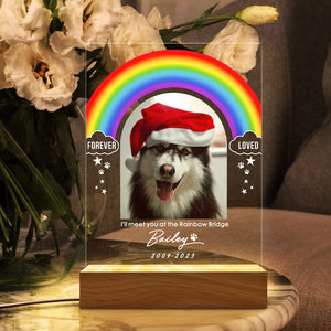 Rainbow Light Up Pet Memorial Plaque | Pet Memorial Night Light | Personalized Gifts for Pet Loss | Custom Pet Photo | Custom Pet Memorial Gifts il_794xN.5642280924_dzu7.jpg