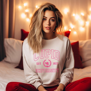Cupid University Sweatshirt, Cute Valentine's Day Shirt, Funny College Sweatshirt, Love Crewneck Sweatshirt, Cupid Hoodie