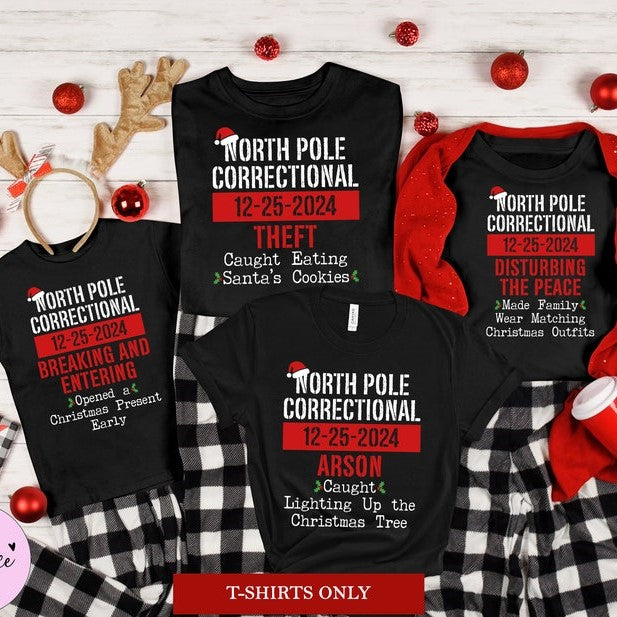 Test Matching Family Christmas Pajama Shirts 2