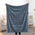 Custom Married Engaged Together Blanket, Personalized Wedding Engagement Date Throw, Couple Name Blanket Calendar Anniversary Our First Gift