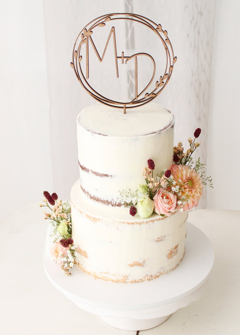 Gold monogram wedding cake topper Personalized,Custom initials cake topper,Mr and Mrs cake topper, Anniversary Baptism cake topper