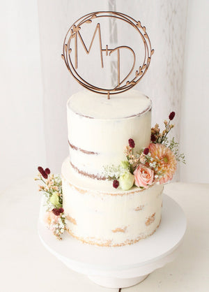 Gold monogram wedding cake topper Personalized,Custom initials cake topper,Mr and Mrs cake topper, Anniversary Baptism cake topper