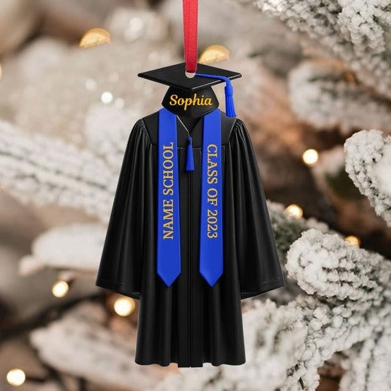 Personalized Graduation Ornament,2025 College Graduation,School Graduation Ornament Gift,Class Of 2025,High School Graduation Gift,Grad Gift