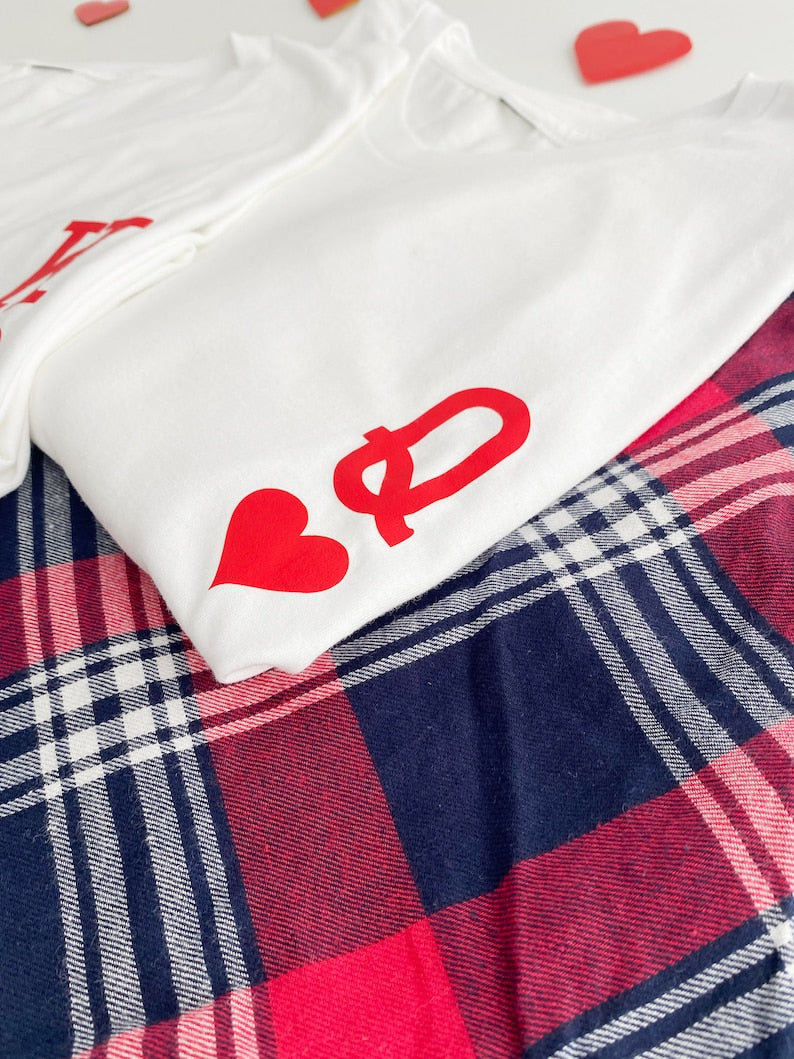 King and Queen Matching Pajamas: Valentine's Day Couple Gift
