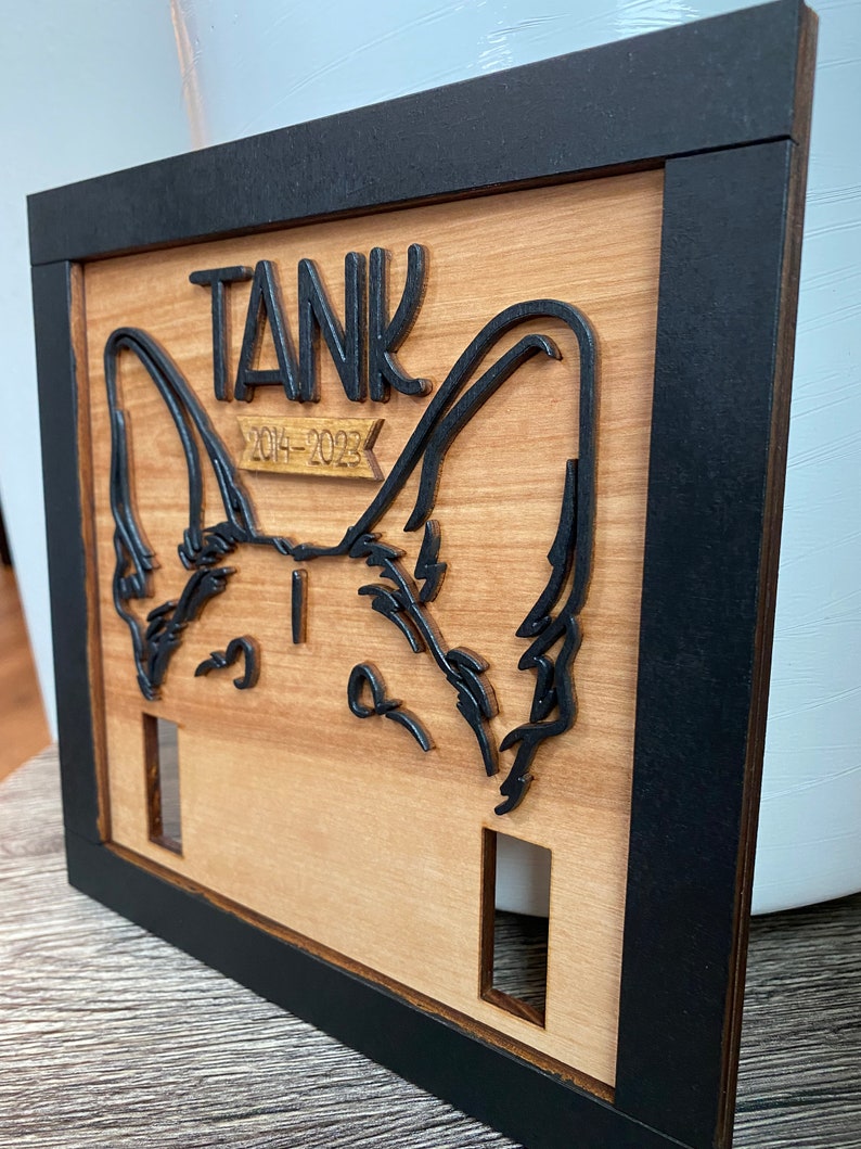 Dog Memorial Sign, Pet Memorial, Dog Remembrance, Pet Remembrance, Dog Collar Frame, Pet Collar Memorial, Memorial Pet Collar Frame