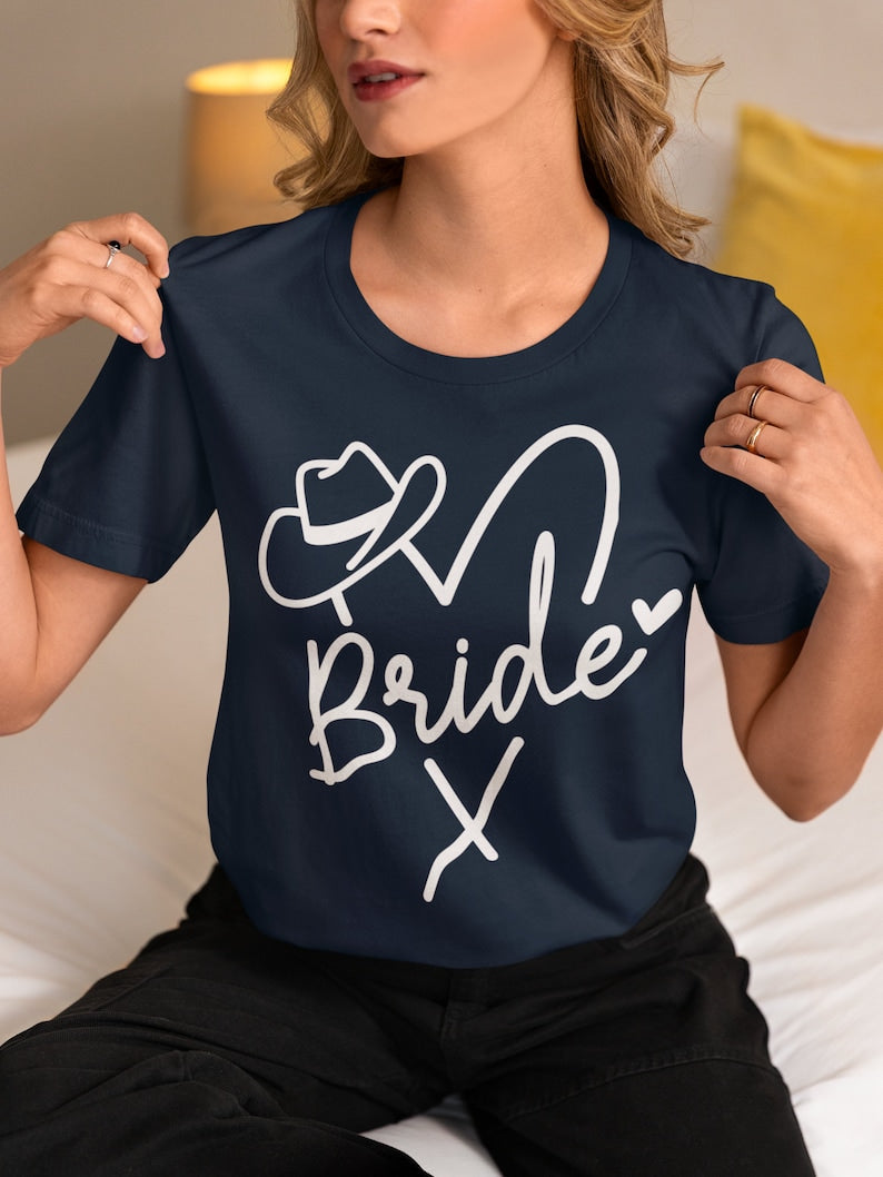 Western Themed Hen Party T Shirts, Team Bride T Shirt, Hen Party Shirts, cowboy Party Shirts, Bachelorette Shirts, Cowgirl bride Gifts