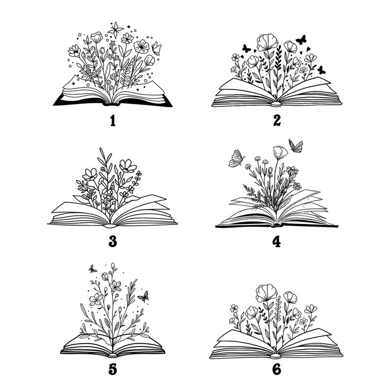 Personalized Book Night Light, Custom Name Library Acrylic Night Light, Bookish Room Decor, Librarian Gift, Book Lover Gift for Her