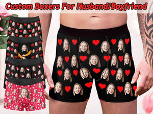 Personalized Underwear for Men, Custom Boxers with Picture, Underwear with Photo, Father's Day Gift for Dad, Popular Gift for Papa Grandpa