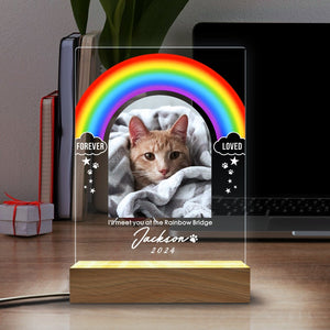 Rainbow Light Up Pet Memorial Plaque | Pet Memorial Night Light | Personalized Gifts for Pet Loss | Custom Pet Photo | Custom Pet Memorial Gifts il_794xN.5690342873_9e43.jpg