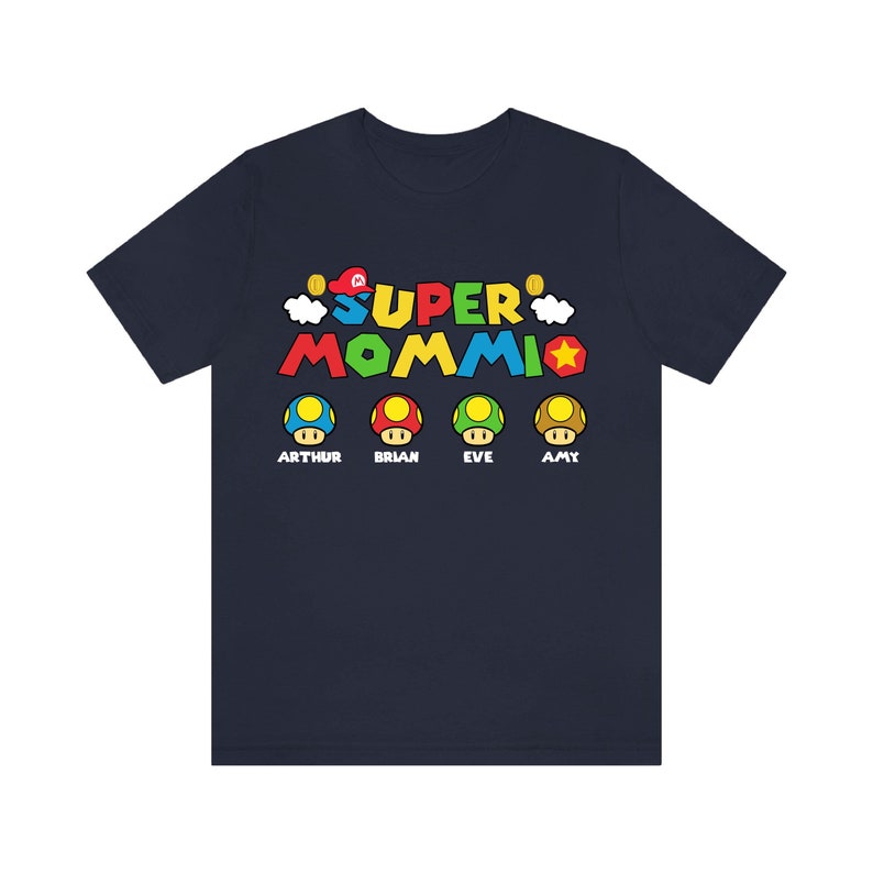 Personalization Super Mommio Shirt, Matching Super Mom Shirt, Super Mommio Shirt, Mom Shirt with Kids Names, Mom Shirt