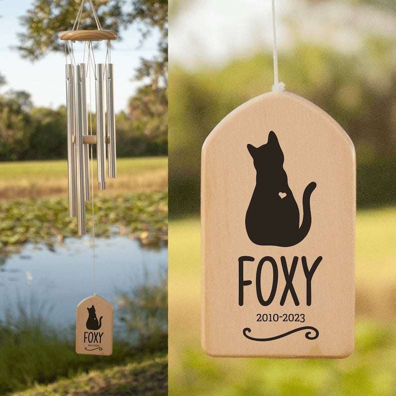 Pet Memorial Wind Chimes, Personalized Wind Chimes, Dog Memorial Gift, Pet Memorial Wind Chime, Bereavement Gift, Dog Memorial, Dog Pet Loss