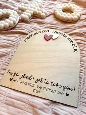 Valentines Day Footprint Sign, Valentines DIY, Baby Milestone, Milestone Sign, Baby s First, Valentines Day Sign, Footprint Sign, V Day