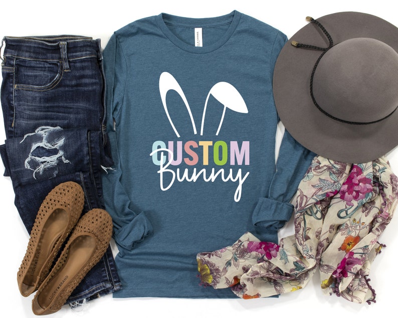 Easter Family Matching, Custom Easter Bunny Shirt, Personalized Easter Bunny Shirt, Mama Daddy Sister Mini Bunny Shirt, Easter Family Gift