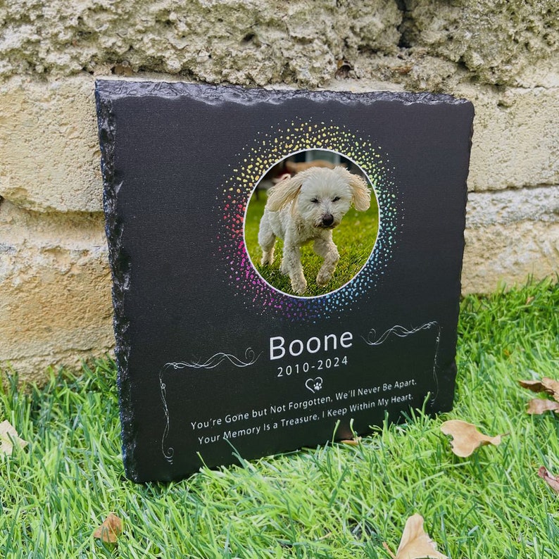 Pet Memorial Stone, Dog Memorial Stone, Personalized Pet Memorial Gift, Dog Memorial Gift, Granite Stone, Pet Grave Stone, Pet Loss Gift