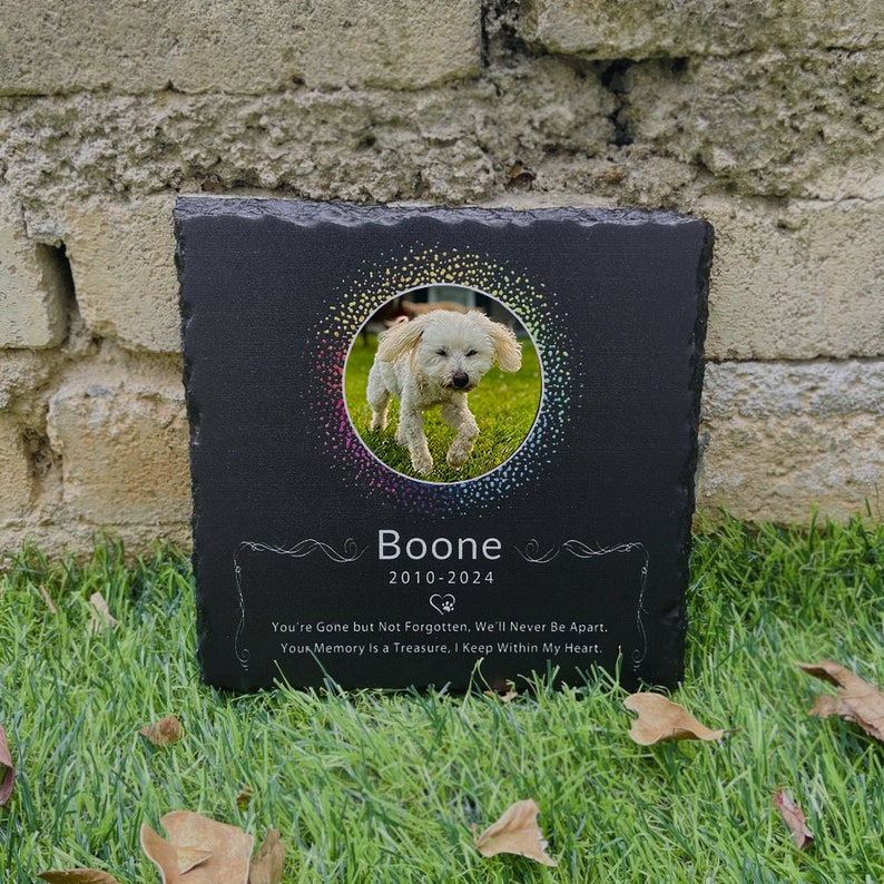 Pet Memorial Stone, Dog Memorial Stone, Personalized Pet Memorial Gift, Dog Memorial Gift, Granite Stone, Pet Grave Stone, Pet Loss Gift
