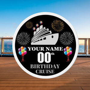 Birthday Cruise Door Magnet, Custom Birthday Cruise Door Magnets, Personalized Birthday Cruise Magnet, Cruise Decorations, Cruise Magnets
