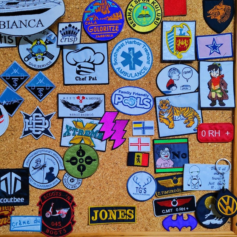 Custom Embroidered Patch - Personalized Artwork Applique - Iron On/Sew On/Velcro