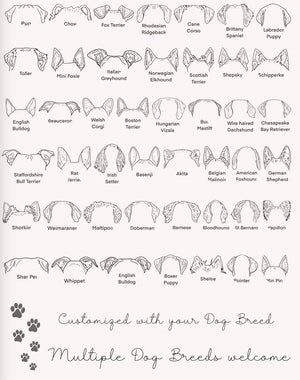 Custom Dog Ears Sweatshirt - Personalized Corgi Shirt for Dog Moms, Add Your Pet's Name to the Sleeve, Unique Dog Lover Gift, cute puppy tee